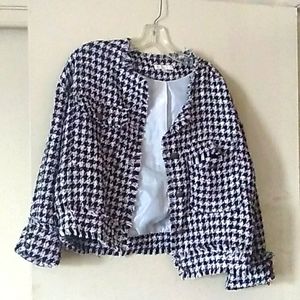 Black and white jacket